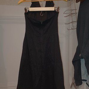 Morbid Threads Polka Dot Halter Dress